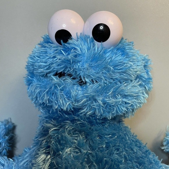 Gund Sesame Street Cookie Monster Plush Stuffed Animal 2013 Blue 12” Lov… - Picture 4 of 8